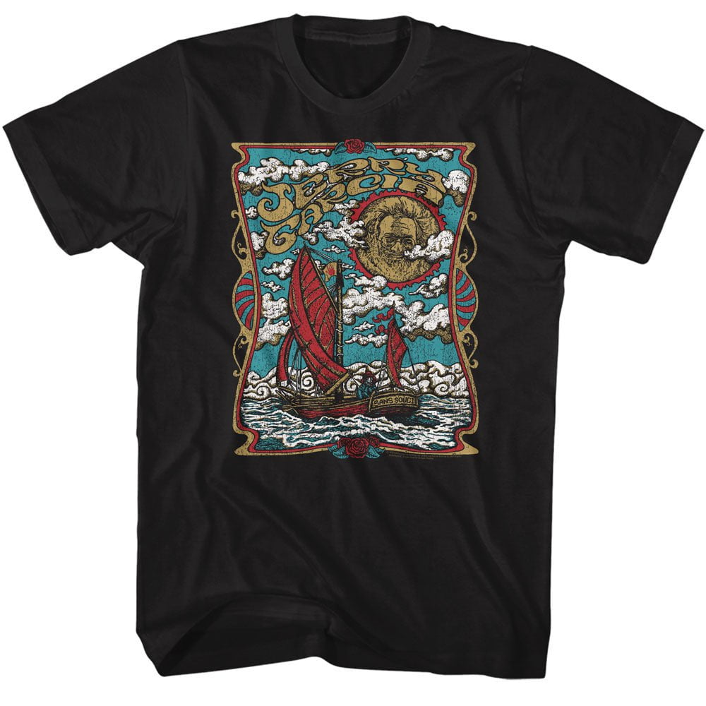 Shirt Grateful Dead Jerry Garcia Sans Souci Boat T-Shirt