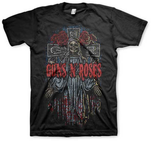  Guns N Roses Mary Mary Black T-Shirt