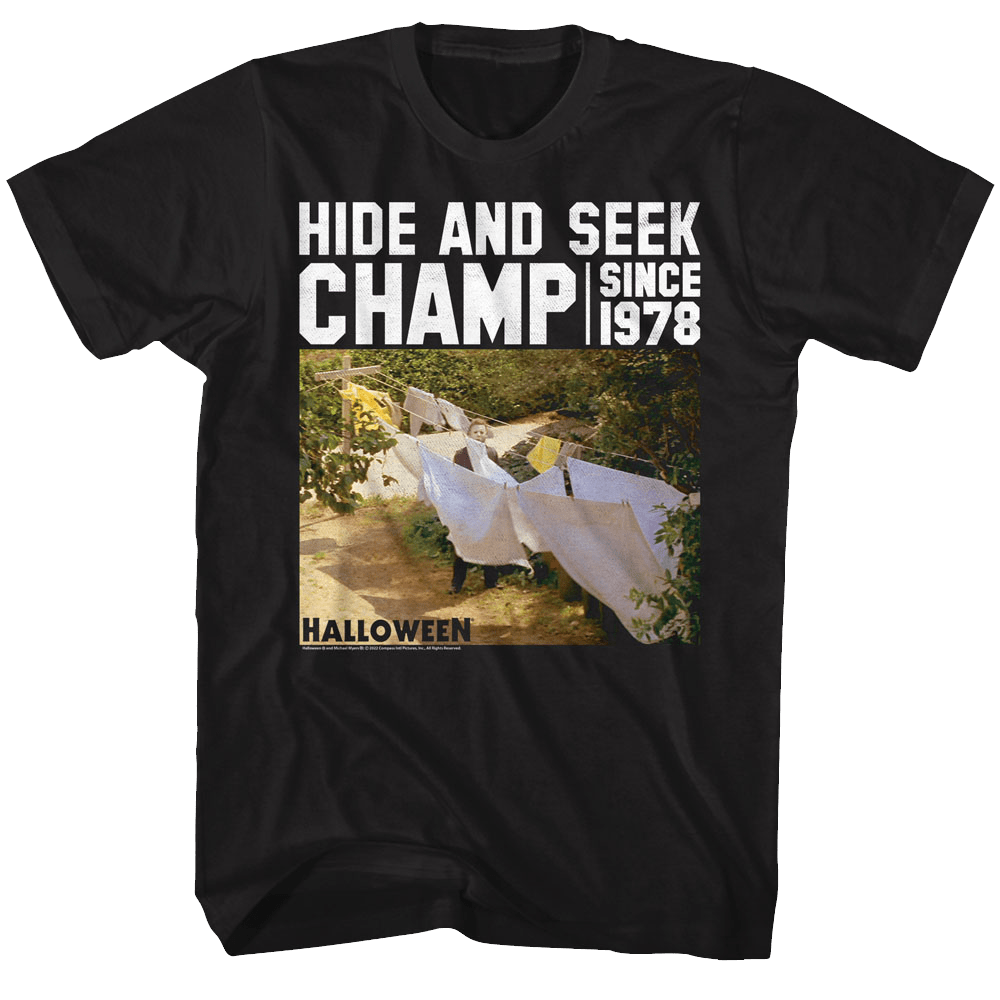 Halloween - Hide and Seek Champ Official Movie T-Shirt