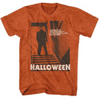 Halloween - Stair Top Orange Soft Fit T-Shirt