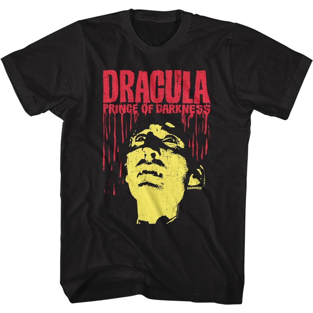 Hammer Horror - Dracula Blood Drip Logo Slim Fit T-Shirt