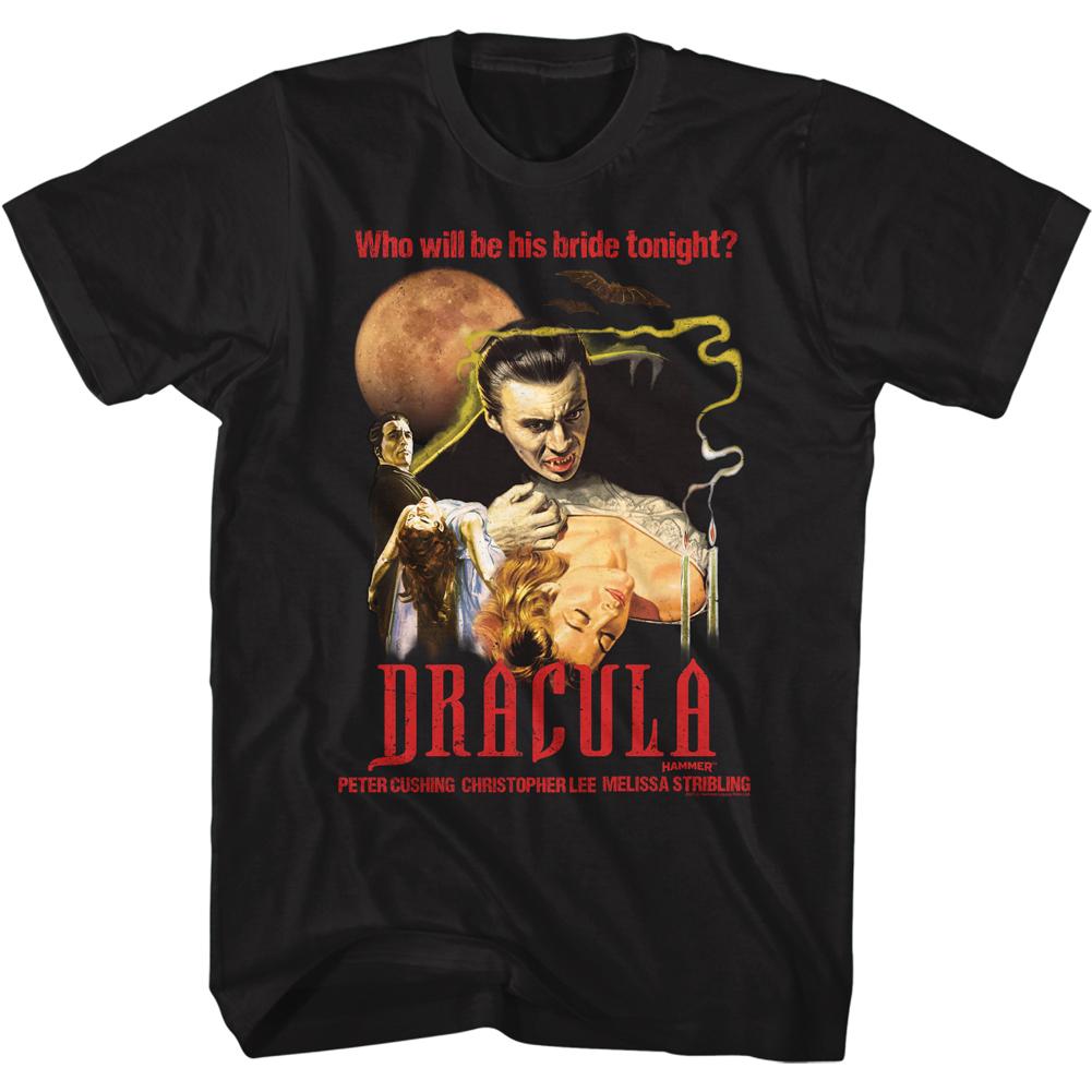 Shirt Hammer Horror - Dracula Who Will Be His Bride Slim Fit T-Shirt