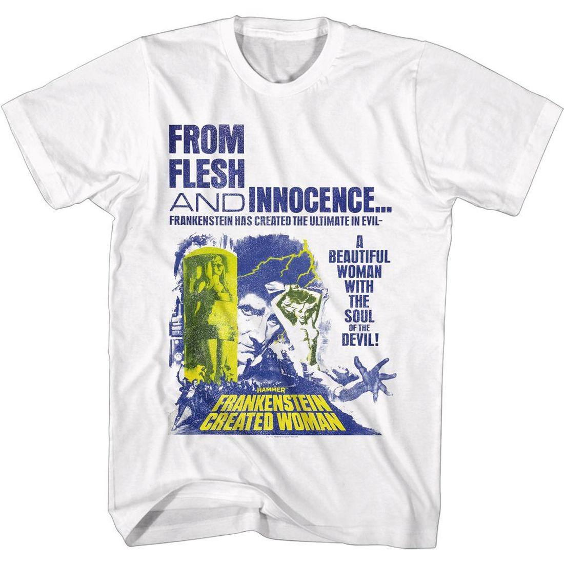 Hammer Horror - Frankenstein Created Woman Slim Fit T-Shirt