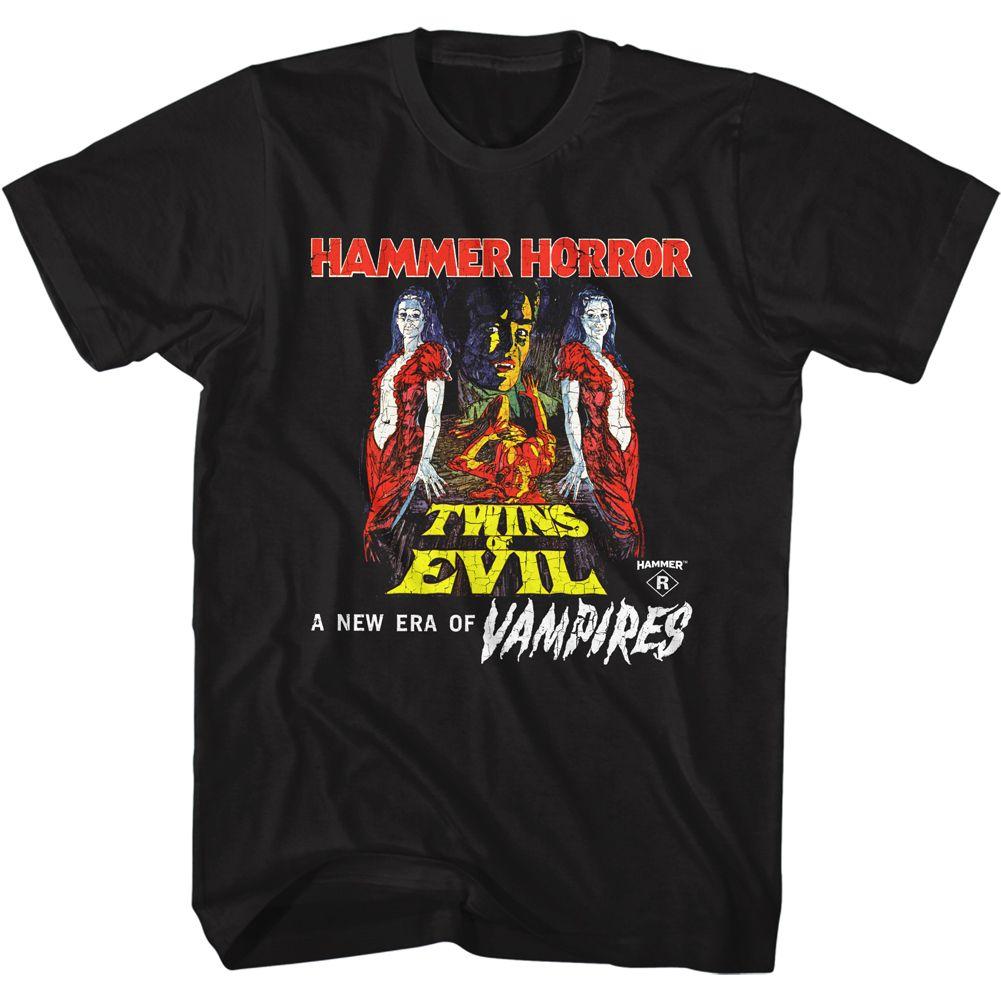 Shirt Hammer Horror - Twins of Evil Vampires Slim Fit T-Shirt