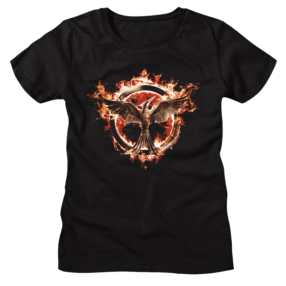 Shirt Hunger Games Flaming Mockingjay Women's T-Shirt