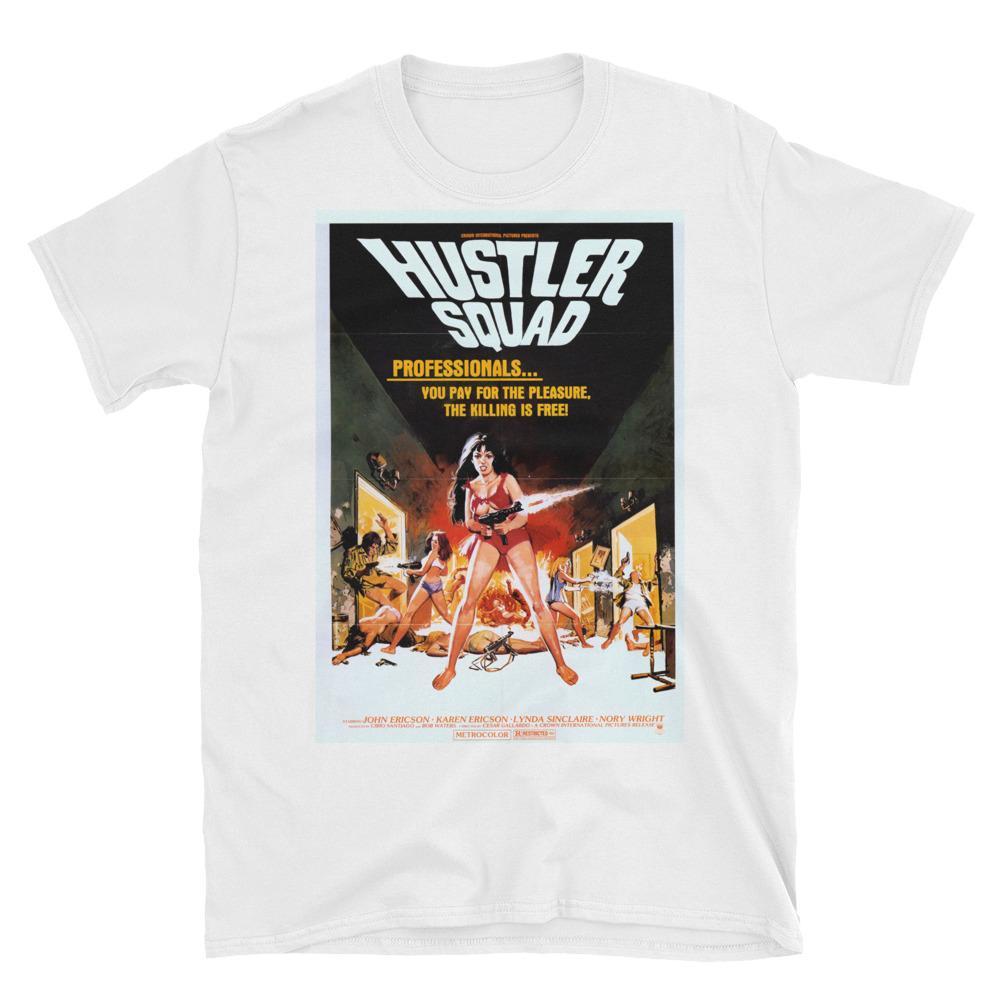 White / S Hustler Squad Classic Cult Movie T-Shirt