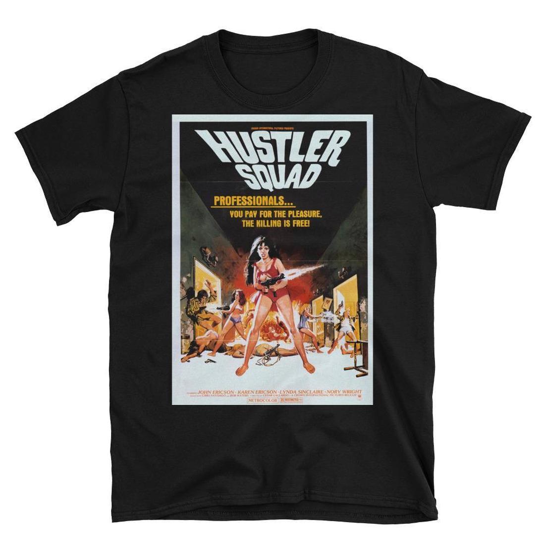 Black / S Hustler Squad Classic Cult Movie T-Shirt 3339166