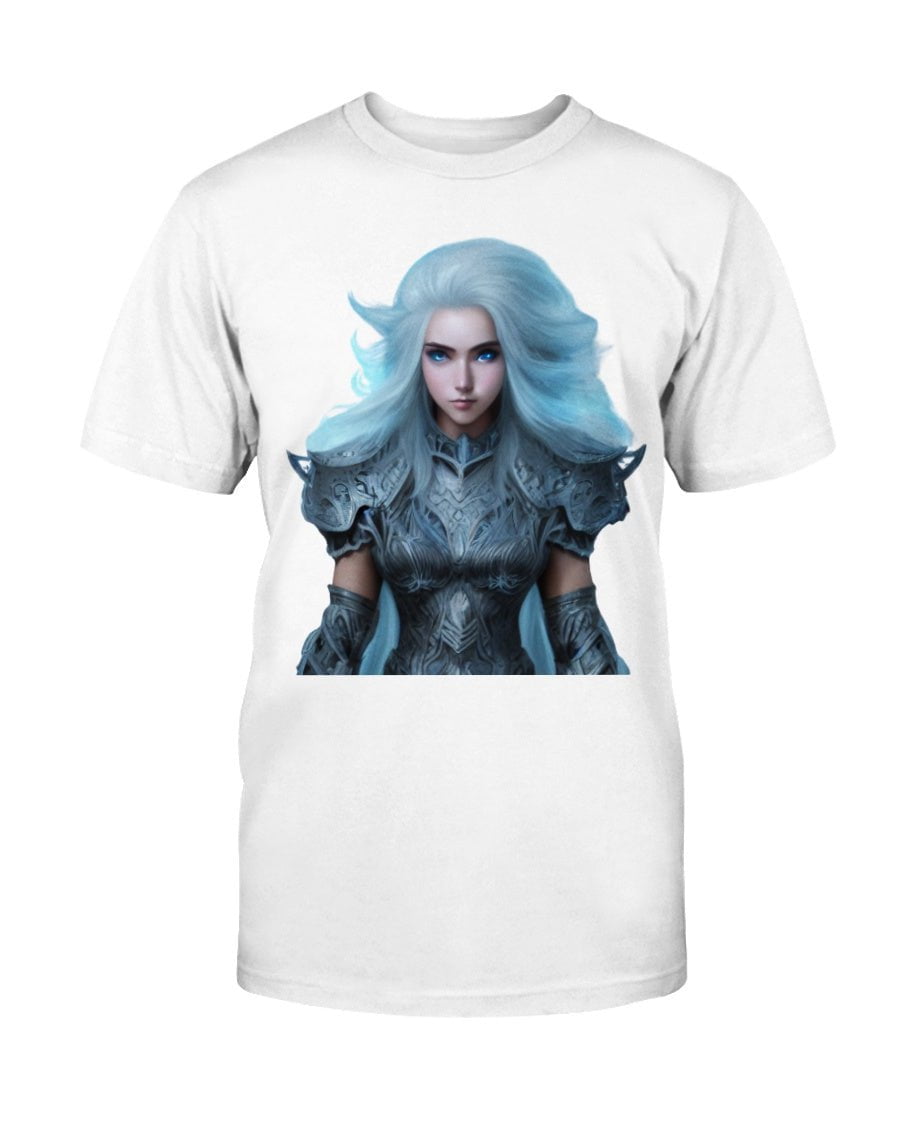 White / XS Ice Queen Fantasy Warrior Soft Fit T-Shirt FUEL-57C70FD