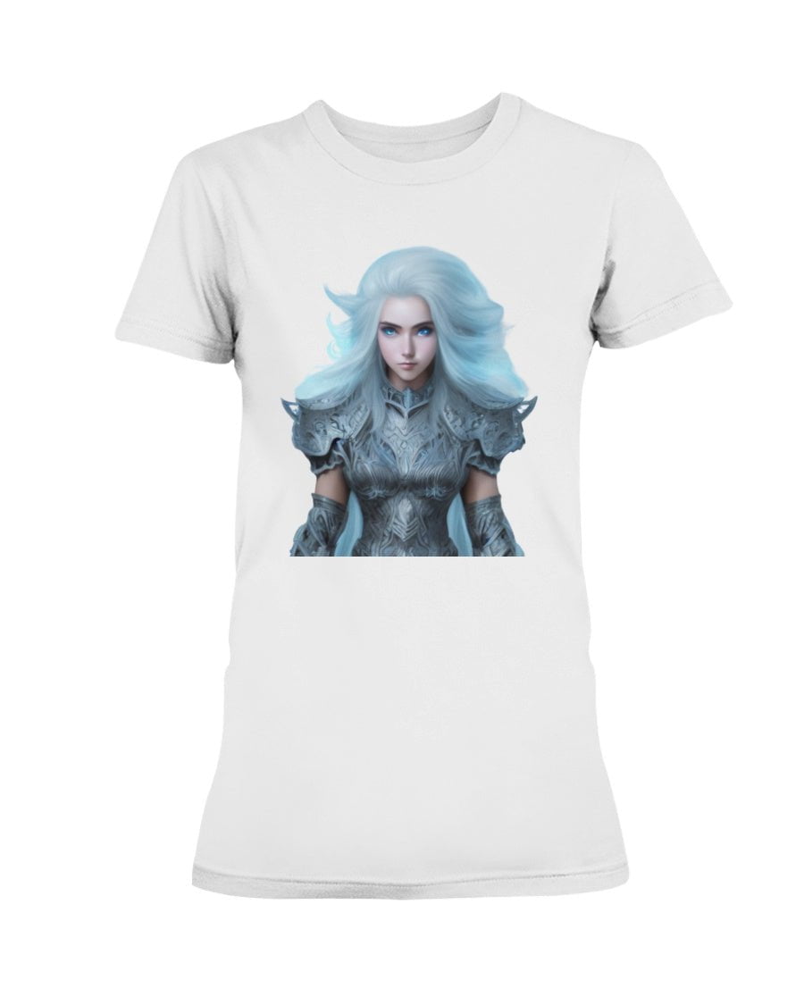White / XS Ice Queen Fantasy Warrior Women's T-Shirt FUEL-93F68C2