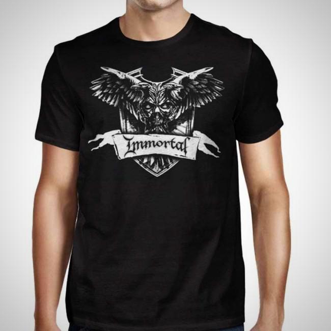 Immortal Crest Black T-Shirt