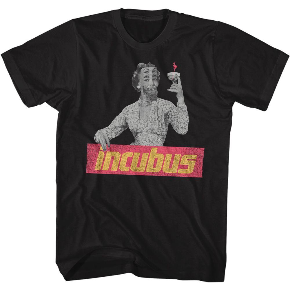 Incubus - Cocktail Black Slim Fit T-Shirt