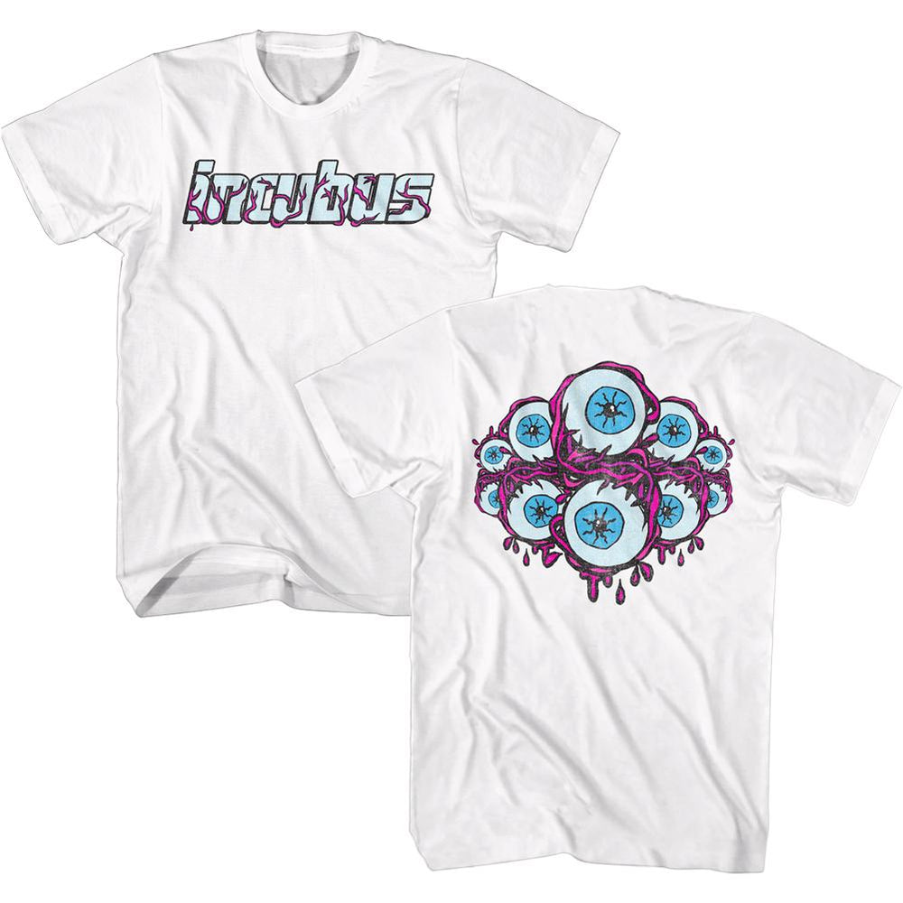 Incubus - Eyeballs White Slim Fit T-Shirt
