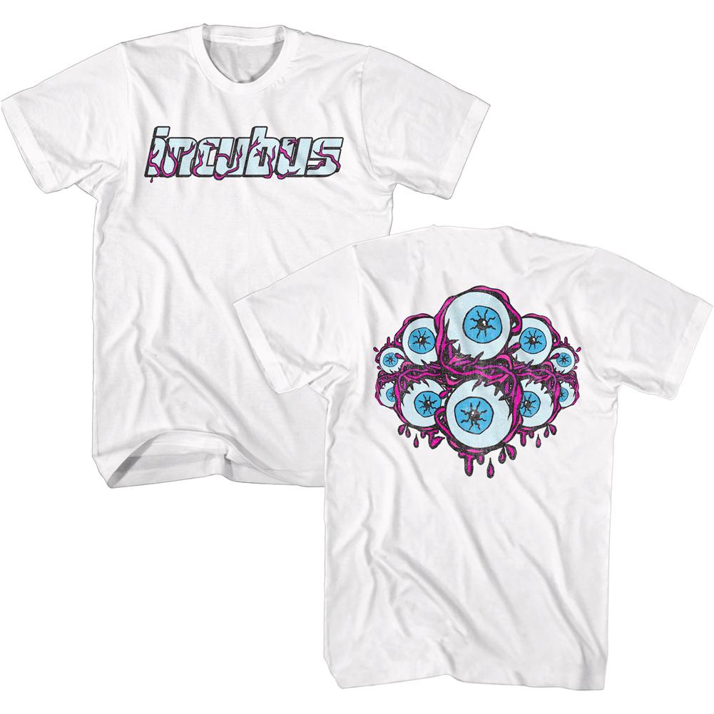 Incubus - Eyeballs White Slim Fit T-Shirt