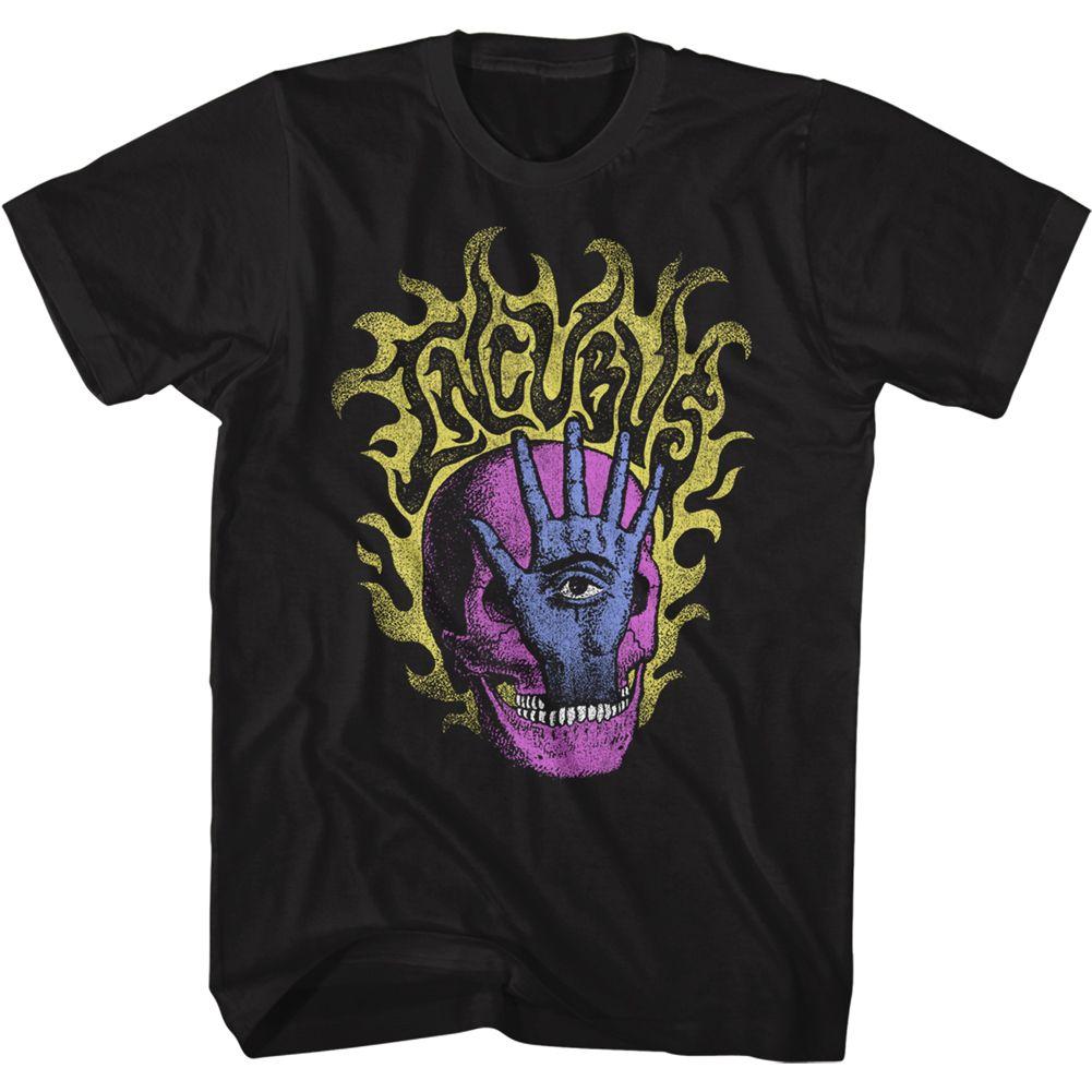 Incubus - Skull Hand Black Slim Fit T-Shirt