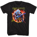 Iron Maiden Eddie Flaming Circle Official T-Shirt