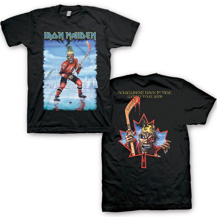 Shirt Iron Maiden Eddie Hockey Official T-Shirt