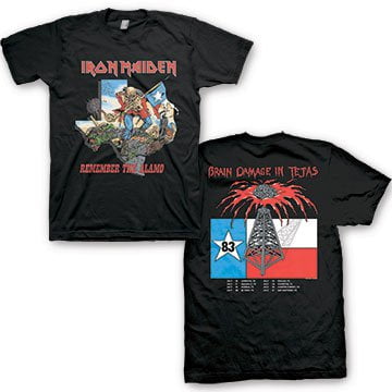 Shirt Iron Maiden Remember the Alamo Official T-Shirt