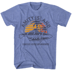 Jaws Amity Island Surf Official Movie T-Shirt