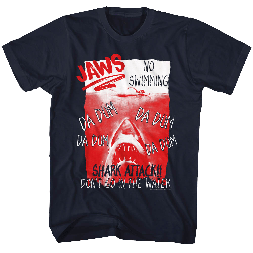 Shirt Jaws Handwritten Poster Official Movie T-Shirt