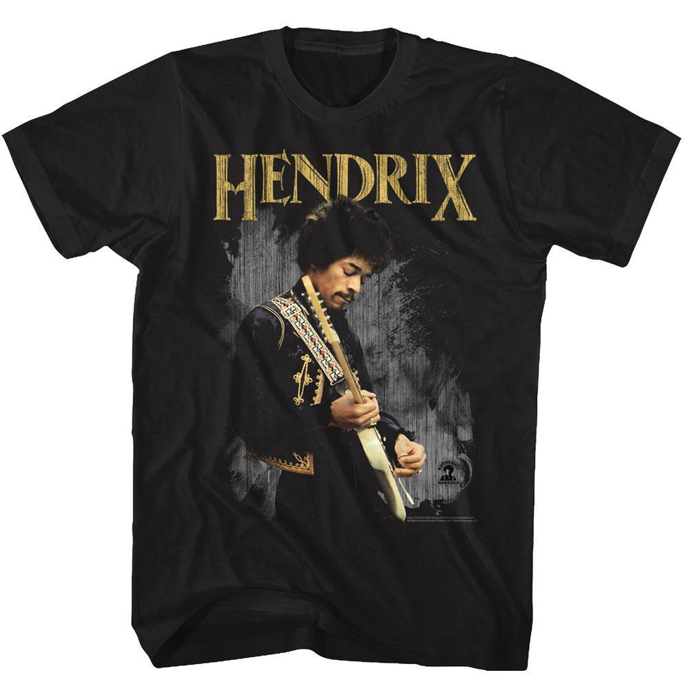 Shirt Jimi Hendrix Logo Guitar T-Shirt