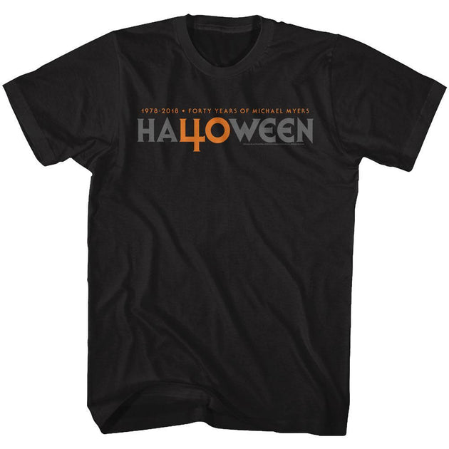 John Carpenter's Halloween 40 Year Logo T-Shirt | Forbidden Geek