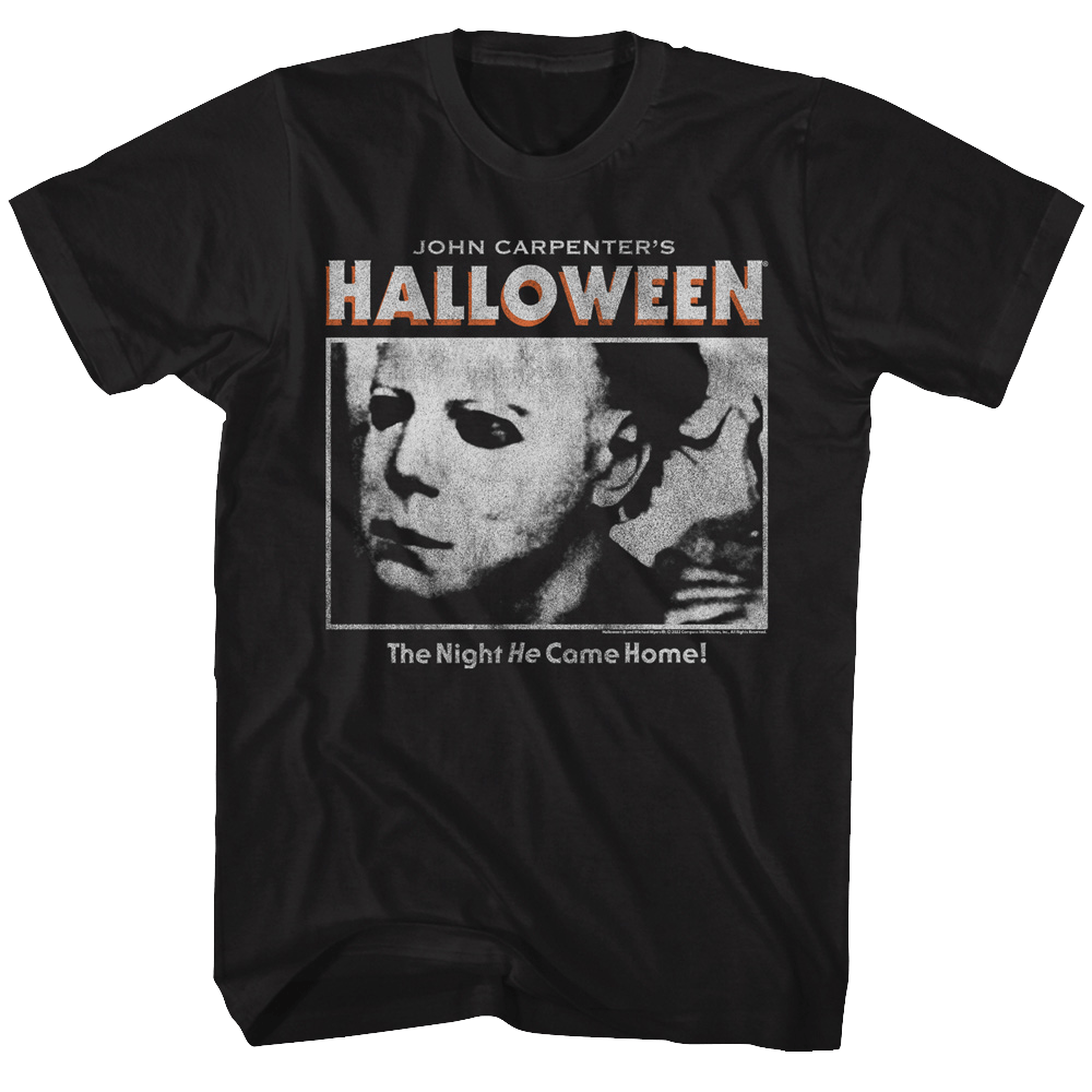 John Carpenter's Halloween - Logo and Michael Photo T-Shirt