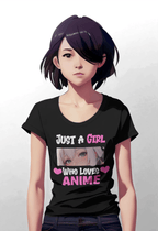 Just a Girl Who Loves Anime Women's T-Shirt