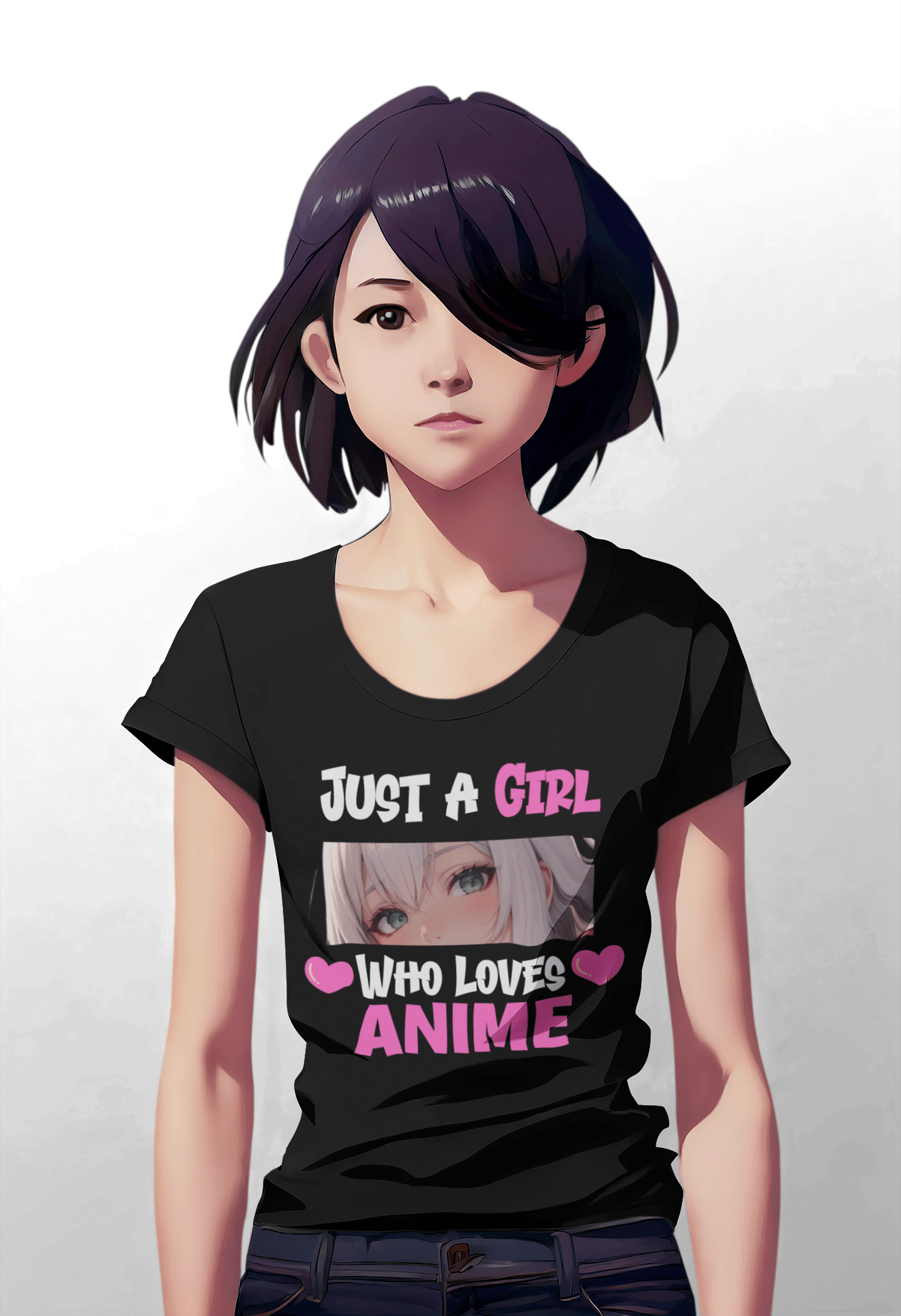 Just a Girl Who Loves Anime Women's T-Shirt