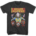 Killer Klowns From Outer Space Comic Cover Grey Slim Fit T-Shirt