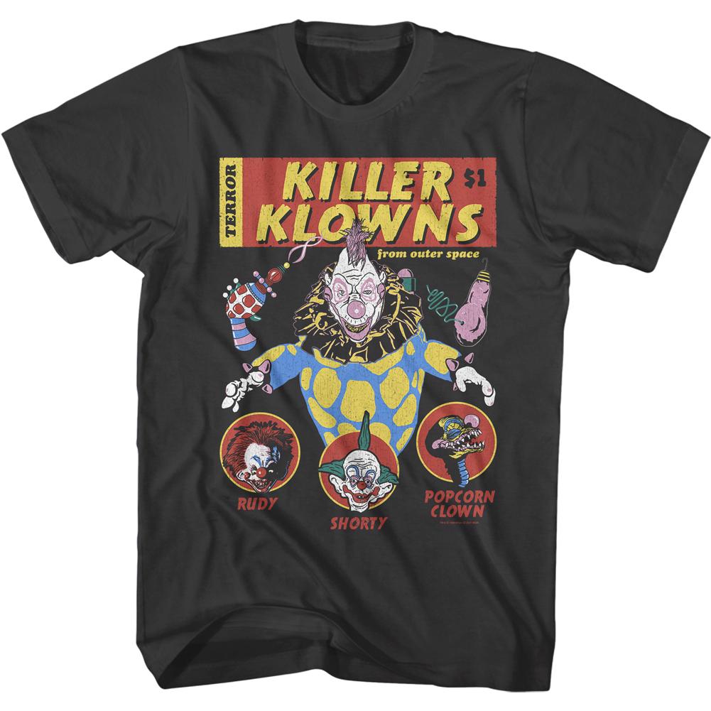 Shirt Killer Klowns From Outer Space Comic Cover Slim Fit T-Shirt