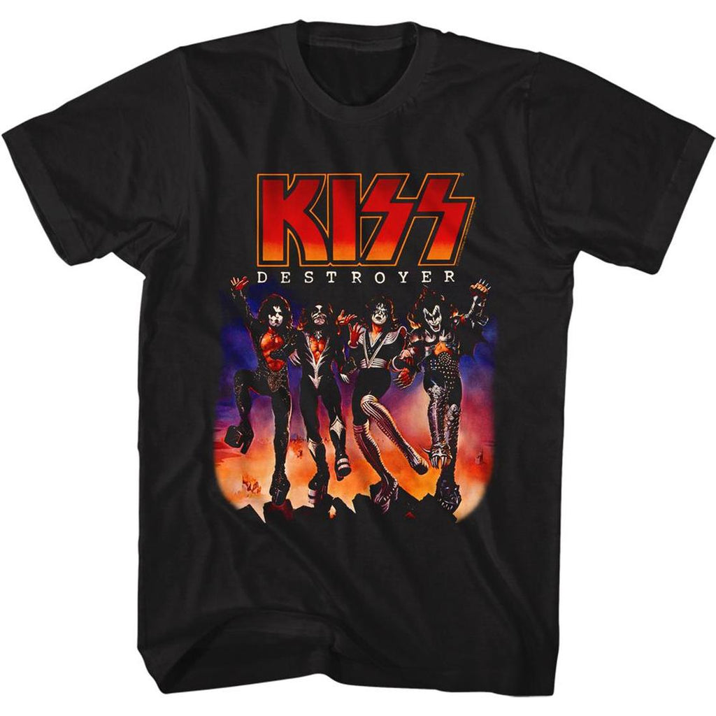 KISS Destroyer Album Cover Slim Fit T-Shirt