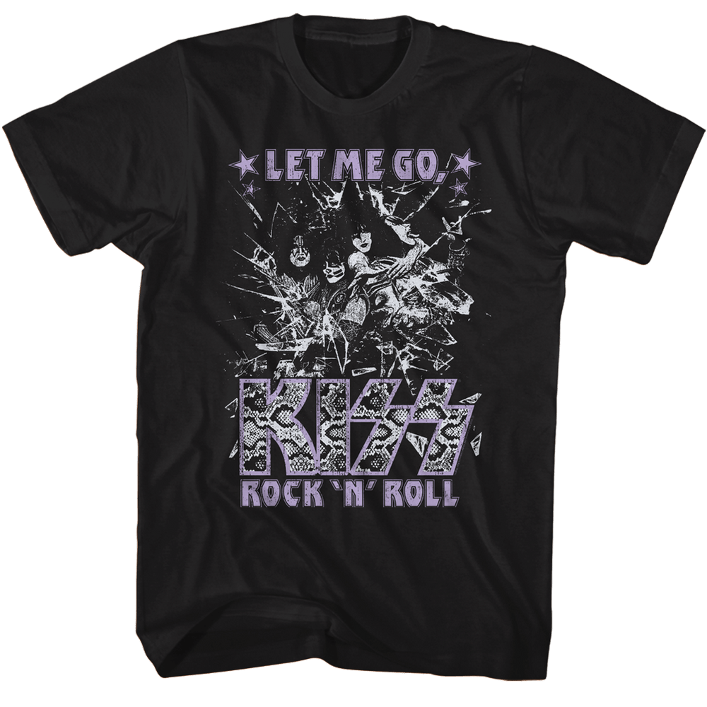 Shirt KISS - Let Me Go Rock n Roll T-Shirt