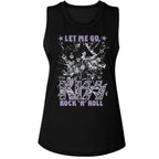 KISS Let Me Go Rock n Roll Women's Tank Top