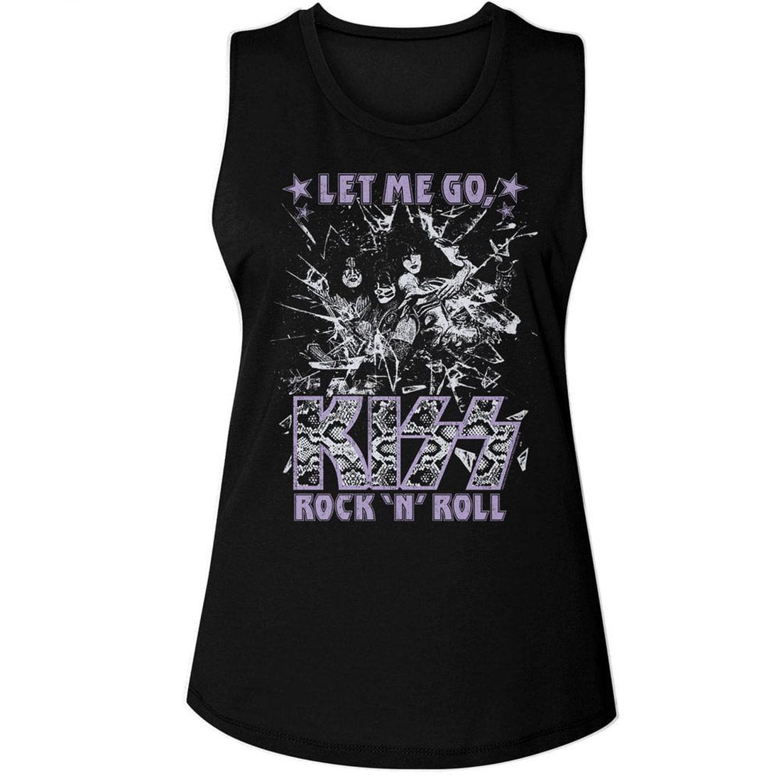 KISS Let Me Go Rock n Roll Women's Tank Top