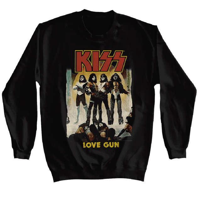 KISS Love Gun Album Cover Sweatshirt Forbidden Geek