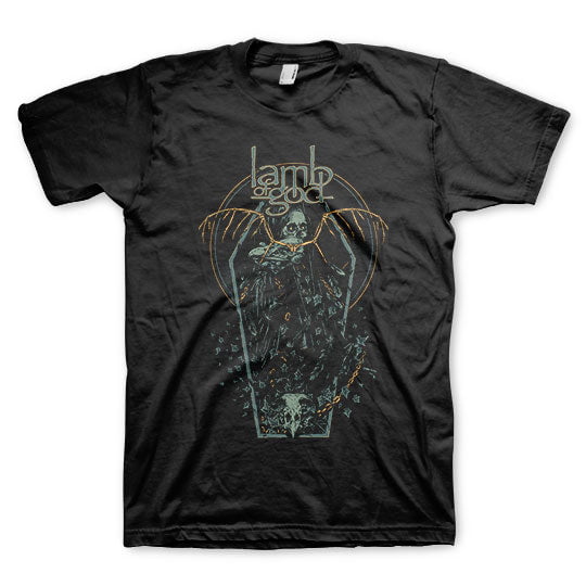 Shirt Lamb of God Coffin Official T-Shirt