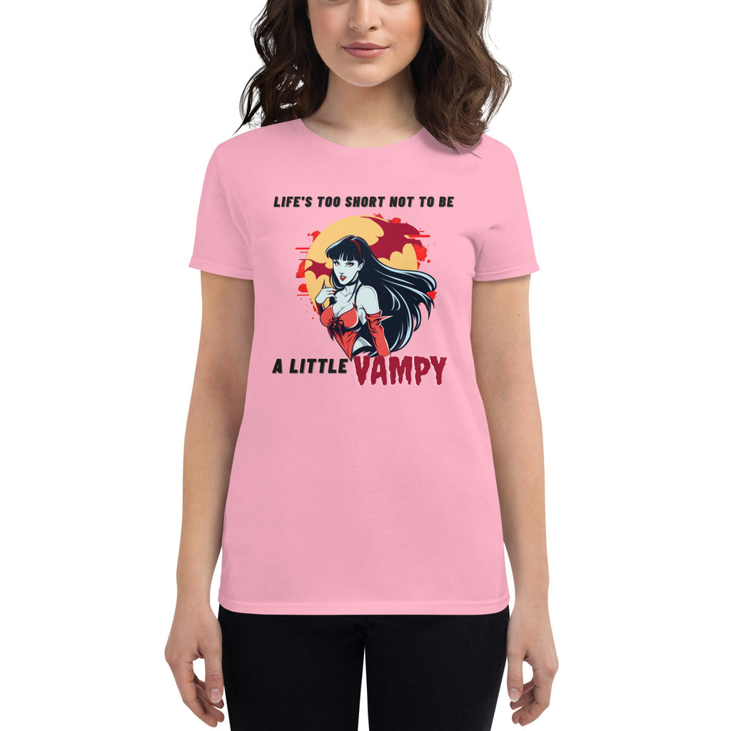 Pink / S Life's Too Short Not To Be A Little Vampy Women's Premium t-shirt 9985328_4912