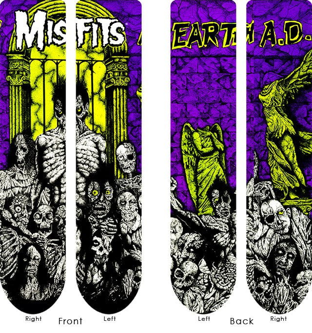 Socks One Size Fits All Misfits Earth AD Socks