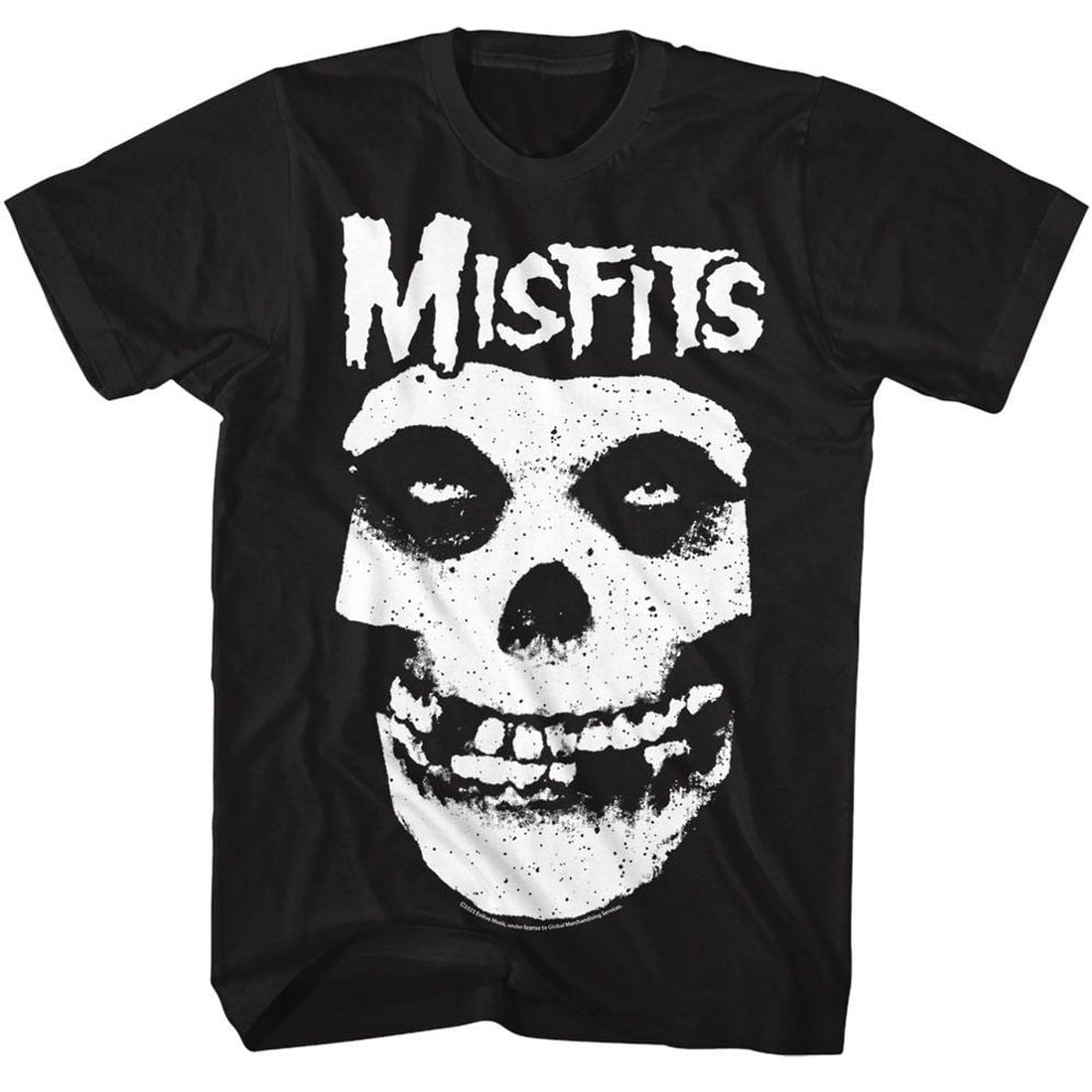 Misfits Fiend Skull and Logo Official T-Shirt