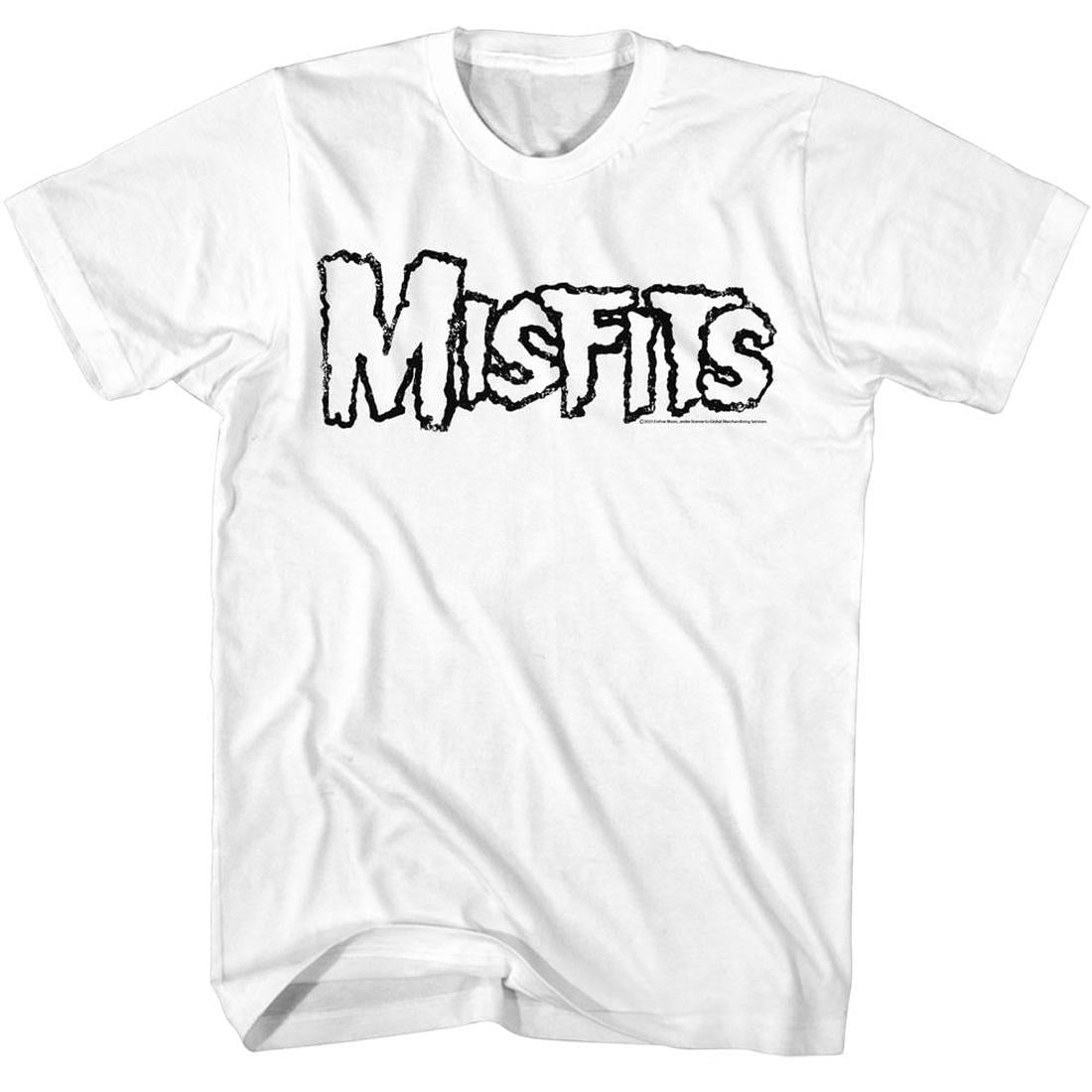 Misfits Logo White Official T-Shirt