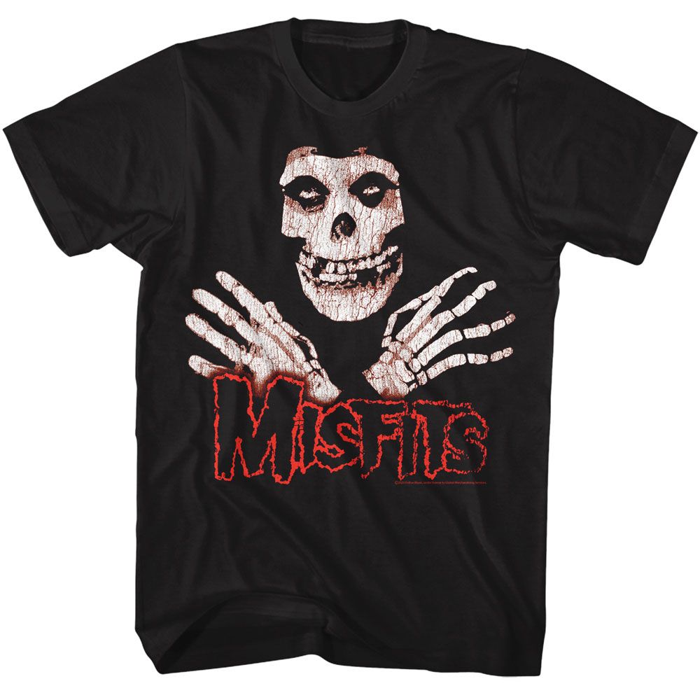 Shirt Misfits Skull Hands Official T-Shirt
