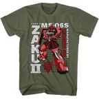 Mobile Suit Gundam - Gundam Zaku II Sheet Official T-Shirt