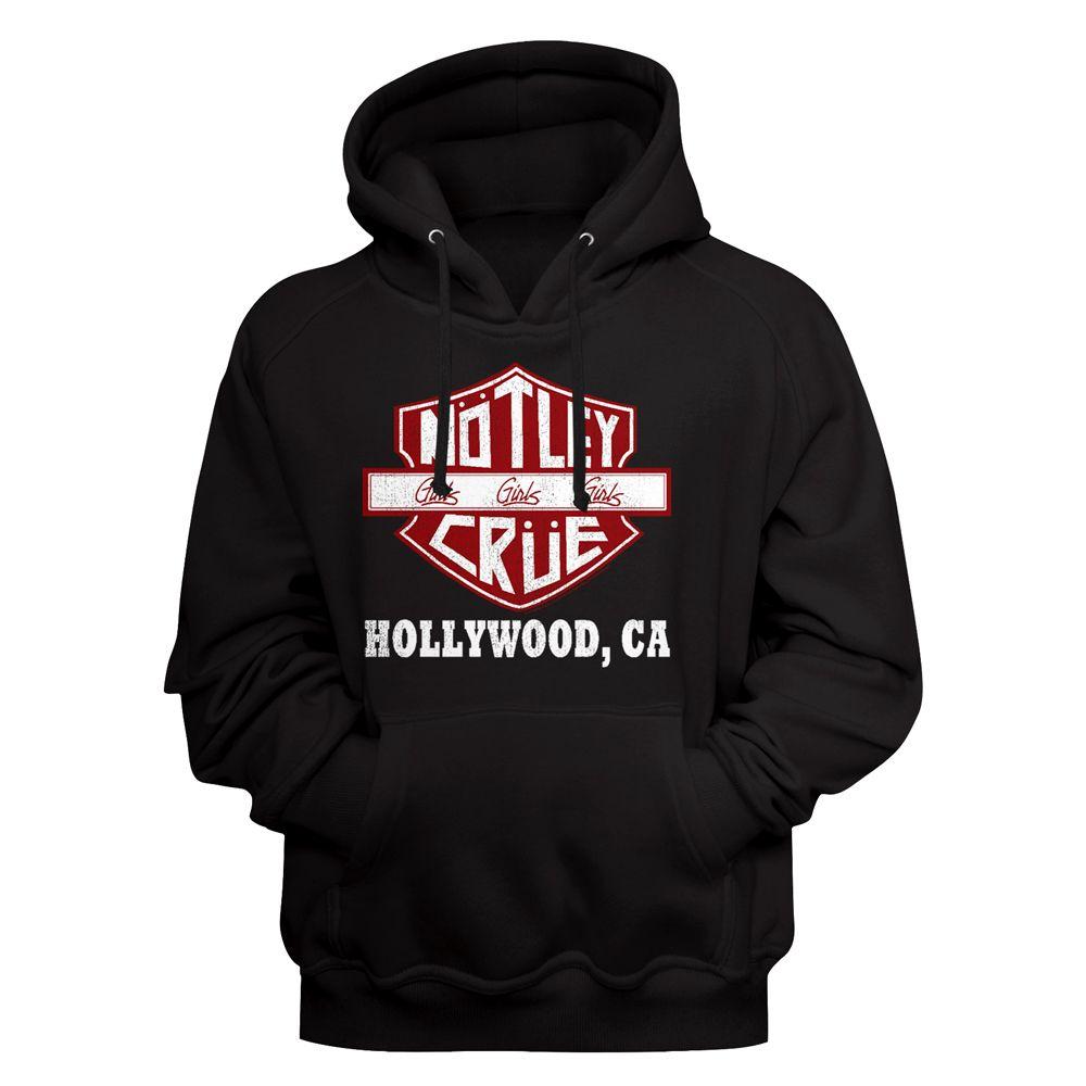 Shirt Motley Crue Hollywood Logo Pullover Hoodie