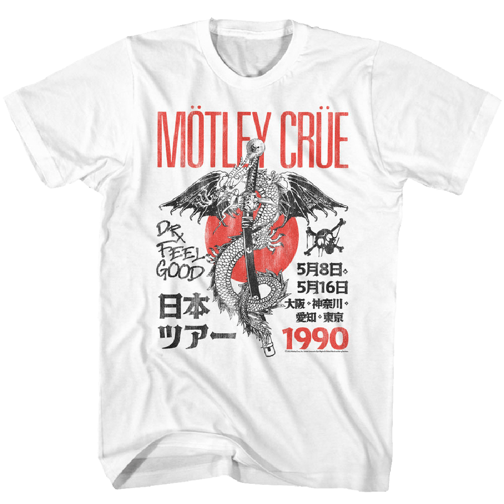 Motley Crue Japan Tour 1990 T-Shirt