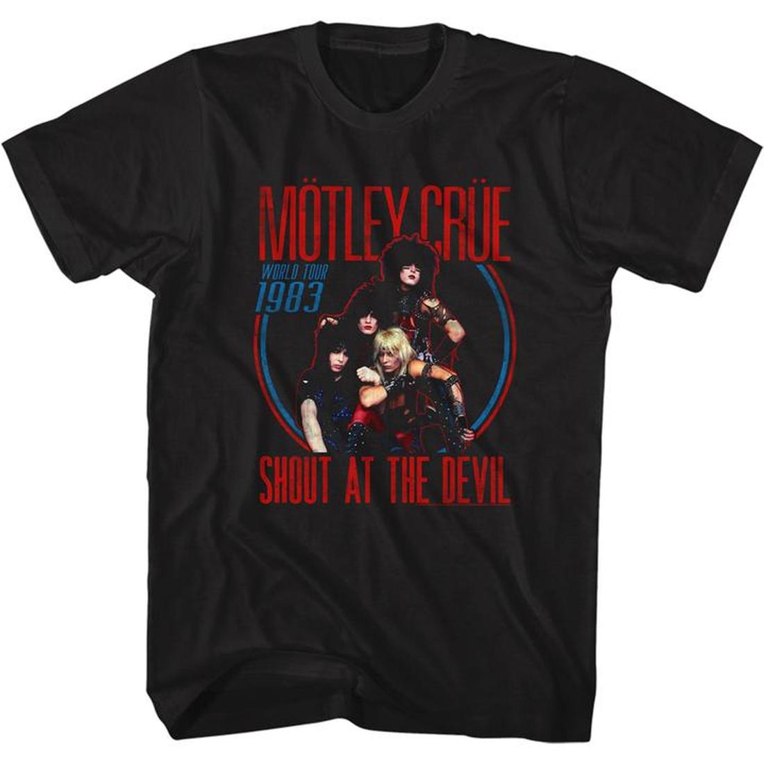 Motley Crue Shout at the Devil 1983  Tour T-Shirt