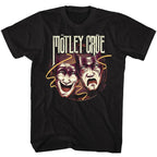 Motley Crue Theatre of Pain Masks T-Shirt