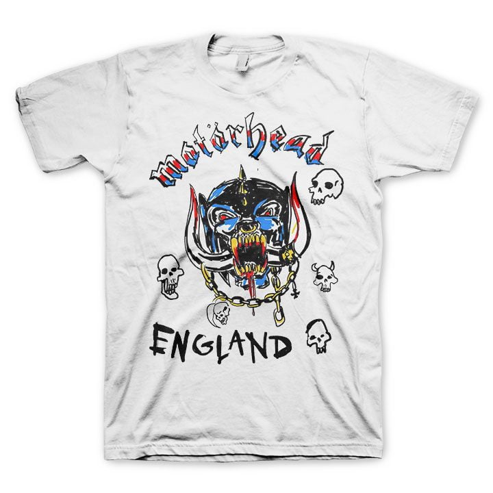 Motorhead England Doodle Official T-Shirt