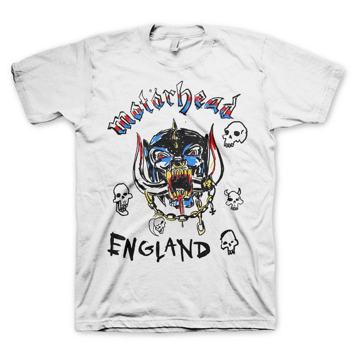 Shirt Motorhead England Doodle Official T-Shirt