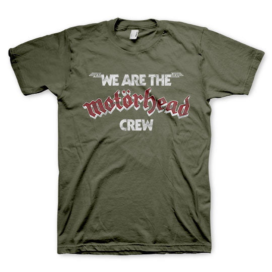 Shirt Motorhead We Are The Crew Official T-Shirt
