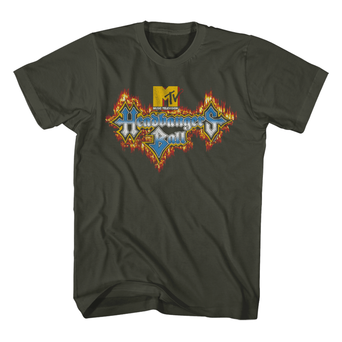 MTV Headbangers Ball Fire Logo T-Shirt